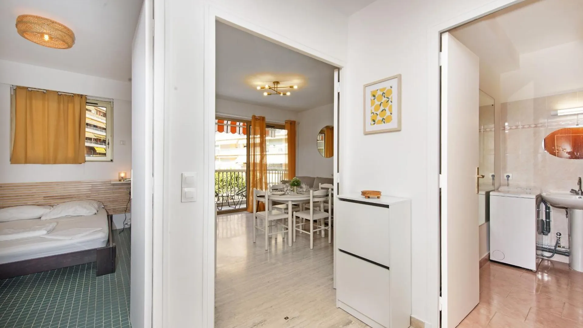 Colonel Hebert Deux Pieces Climatise Apartment Menton 0*,